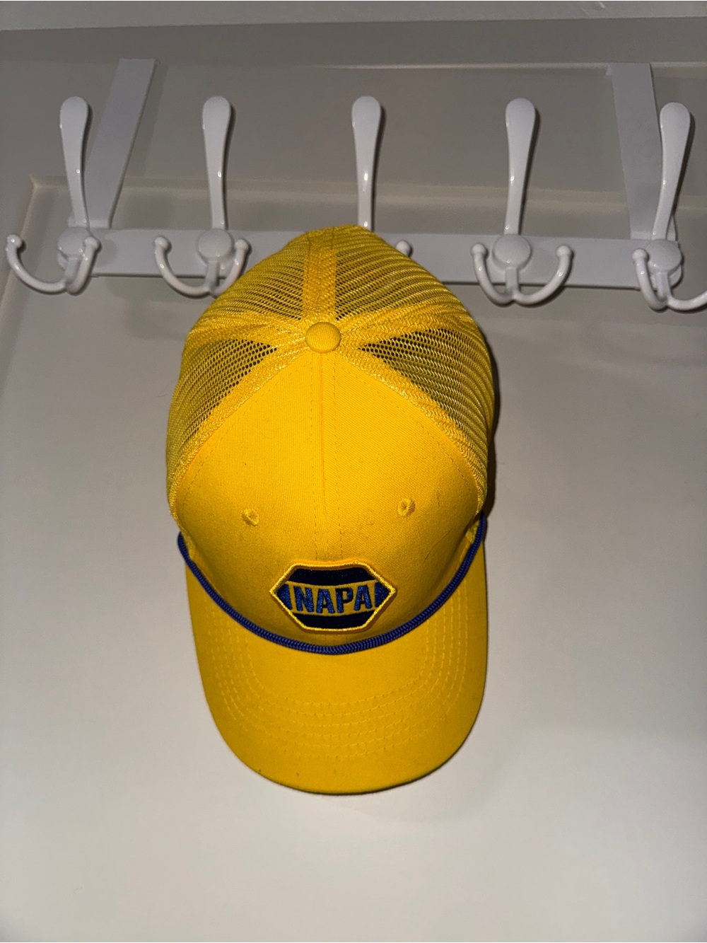 NAPA Yellow Mesh-Back Rope Cap - Picture 2 of 6